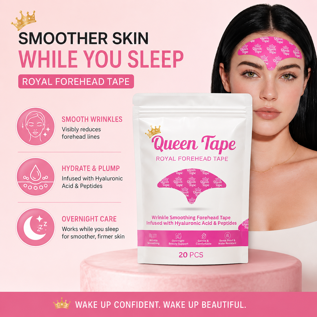 Queen Royal Forehead Tape